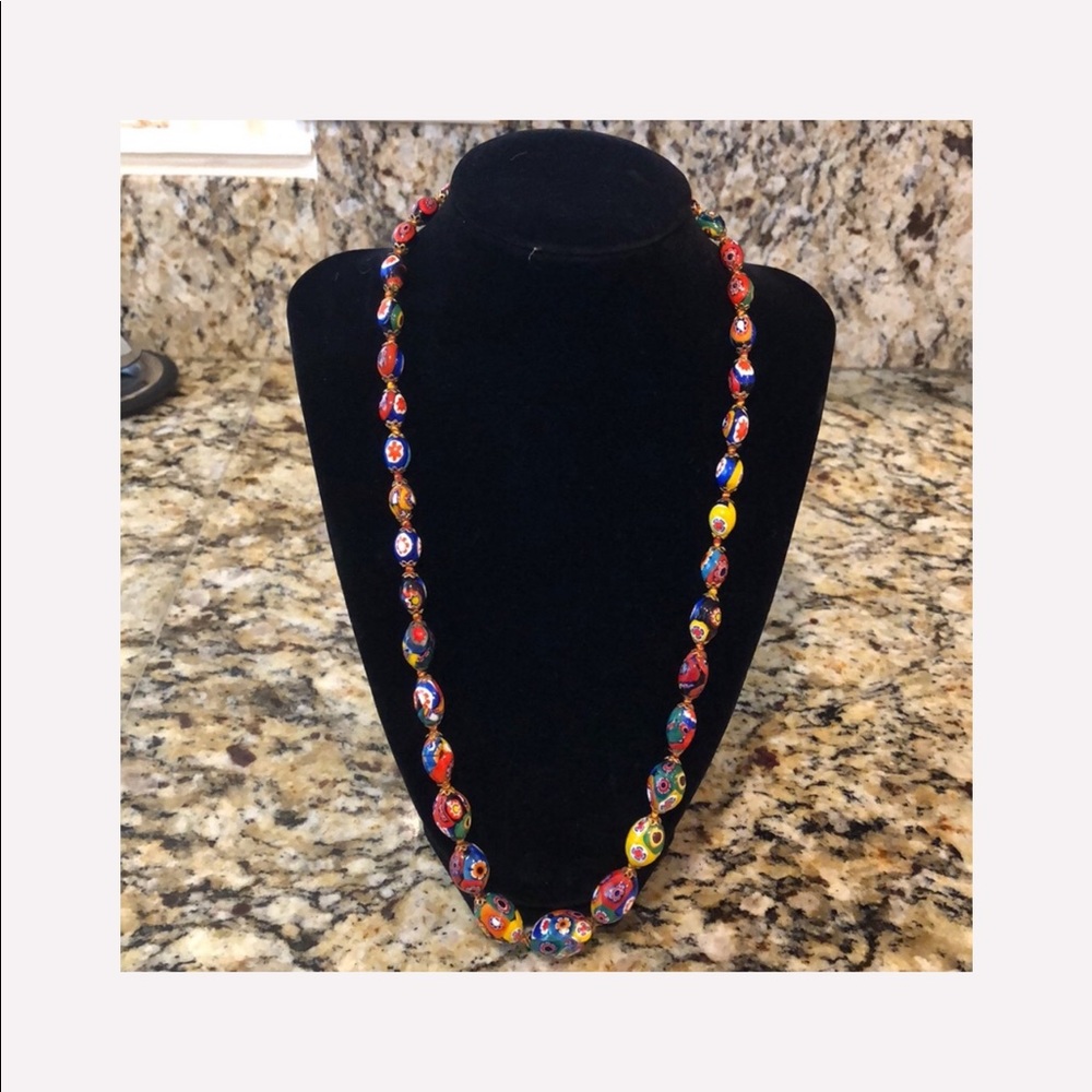 RARE!  Vintage Venetian Murano Millefiori Beads